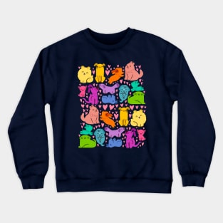 Colorful dogs Crewneck Sweatshirt